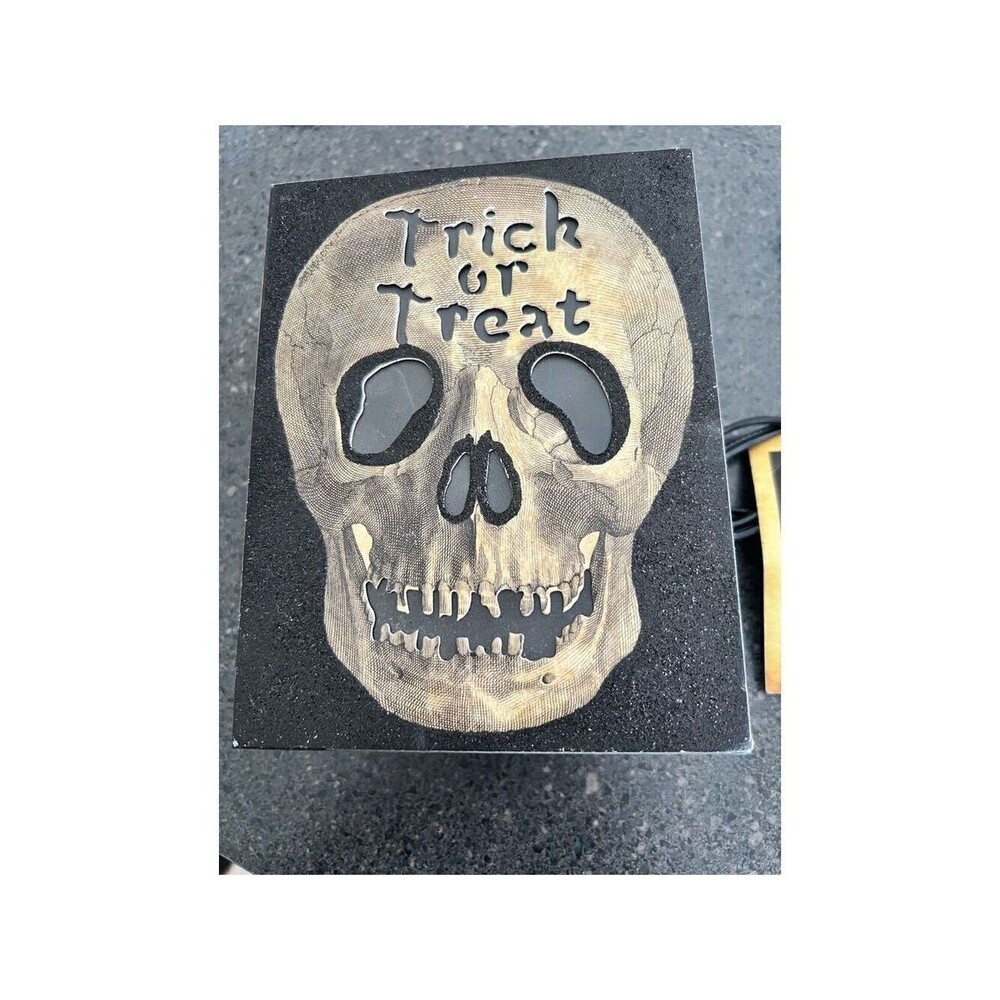 Halloween skull lamp box